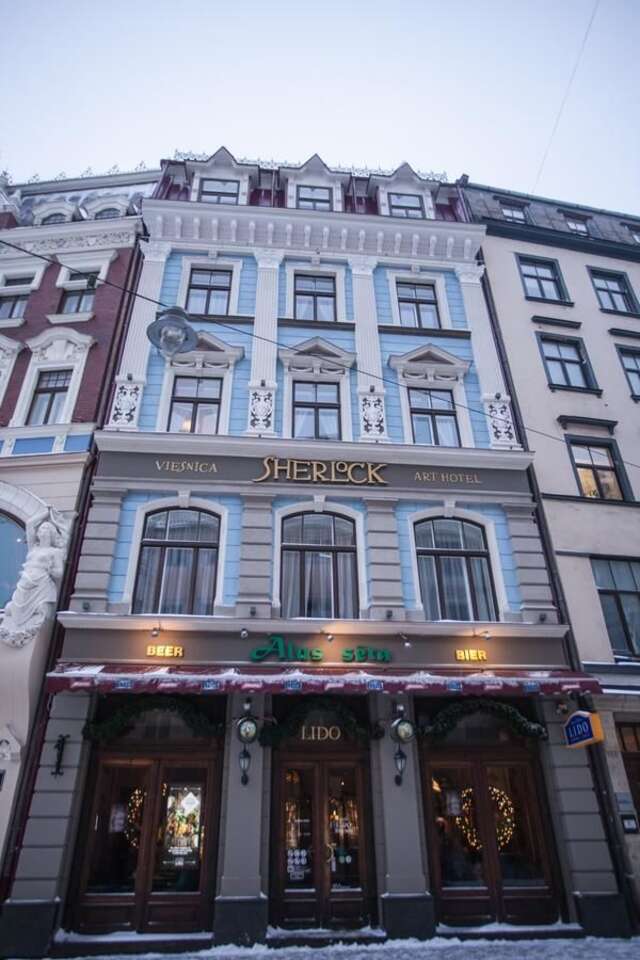 Апарт-отели Sherlock Art Hotel Рига-20